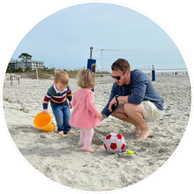 Josh Begley on the beach